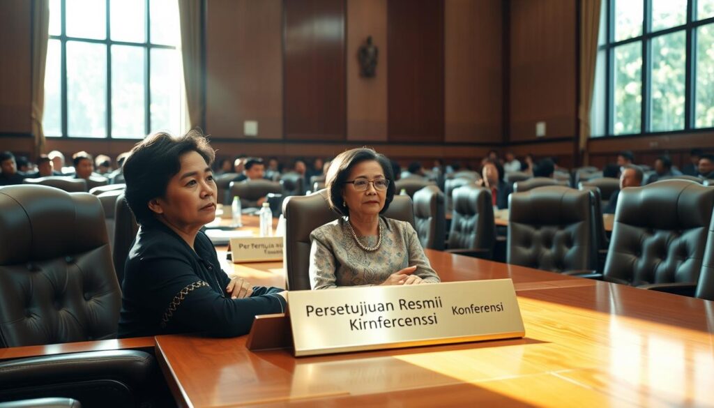 Persetujuan Resmi Konferensi